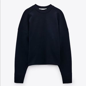 ZARA Wool Black Limited Edition Top Size S